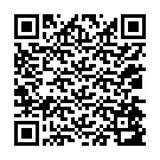 QR-код для номера телефона +12034583958
