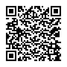 Código QR para número de telefone +12034585029