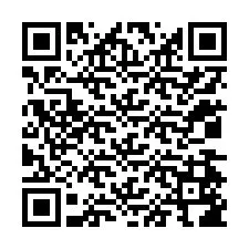 QR код за телефонен номер +12034586080