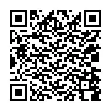 QR-Code für Telefonnummer +12034588134