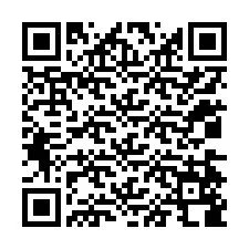 QR-code voor telefoonnummer +12034588410