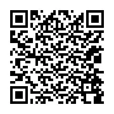 Código QR para número de telefone +12034588975