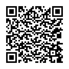 QR kód a telefonszámhoz +12034589114