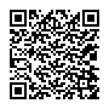 QR-код для номера телефона +12034755231