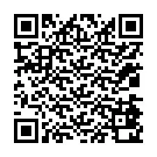 QR kód a telefonszámhoz +12034820801