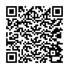 QR-koodi puhelinnumerolle +12034830638