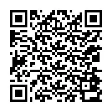 QR-koodi puhelinnumerolle +12034832854