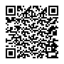 QR-koodi puhelinnumerolle +12034832855