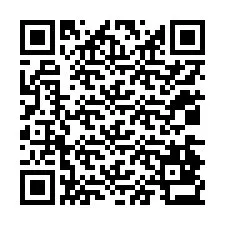 QR-koodi puhelinnumerolle +12034833510