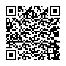 Codice QR per il numero di telefono +12034847332