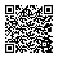 QR-koodi puhelinnumerolle +12034847334