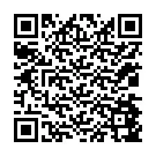 QR код за телефонен номер +12034847341