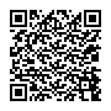 QR-koodi puhelinnumerolle +12034848444