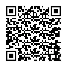 QR код за телефонен номер +12034867816