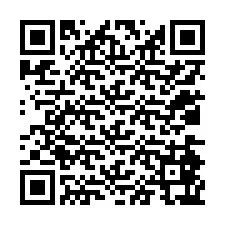 Kode QR untuk nomor Telepon +12034867818