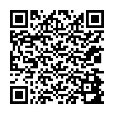 QR-koodi puhelinnumerolle +12034882085