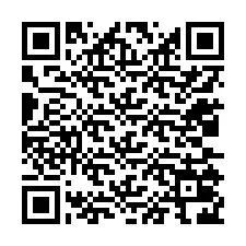 Código QR para número de telefone +12035026436