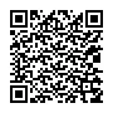 QR код за телефонен номер +12035356070