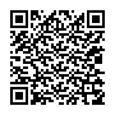 QR kód a telefonszámhoz +12035356074