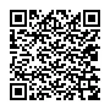 Código QR para número de telefone +12035356076