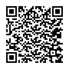 QR код за телефонен номер +12035356077