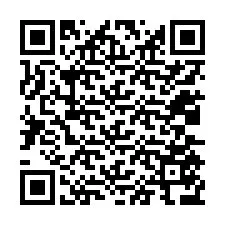 QR-code voor telefoonnummer +12035576373