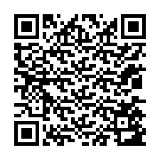 QR-koodi puhelinnumerolle +12035583715