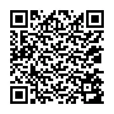 QR код за телефонен номер +12035583718