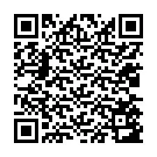 QR код за телефонен номер +12035583726