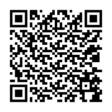 Código QR para número de telefone +12035584528