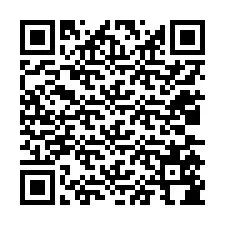 Codice QR per il numero di telefono +12035584536