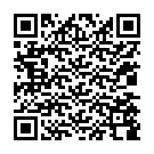 QR код за телефонен номер +12035588380