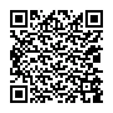 QR-код для номера телефона +12035589074