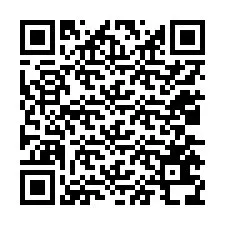 QR-код для номера телефона +12035638776