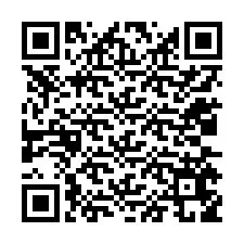 QR код за телефонен номер +12035659636