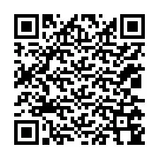 QR-code voor telefoonnummer +12035744071