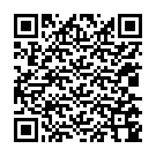 電話番号のQRコード +12035744170