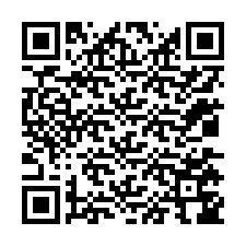 QR-код для номера телефона +12035746341