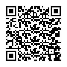 Codice QR per il numero di telefono +12035746471