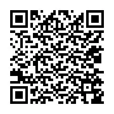 QR код за телефонен номер +12035746636