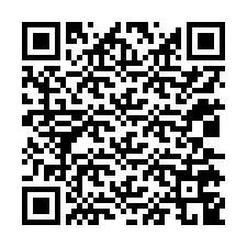 QR-код для номера телефона +12035749870