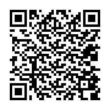 QR код за телефонен номер +12035808337