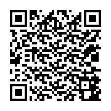 QR код за телефонен номер +12035842431