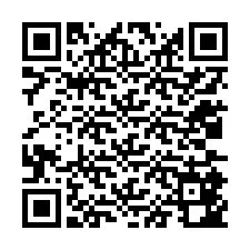 Kod QR dla numeru telefonu +12035842436