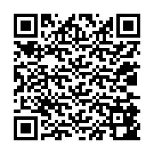 Codice QR per il numero di telefono +12035842438