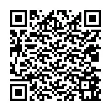 QR код за телефонен номер +12035861362