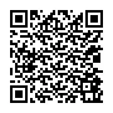 QR код за телефонен номер +12035861364