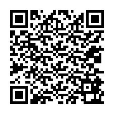 Código QR para número de telefone +12035862473