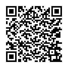 QR-koodi puhelinnumerolle +12036263958