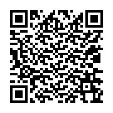 QR-koodi puhelinnumerolle +12036264538